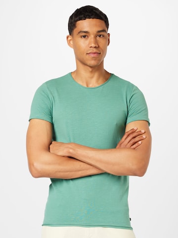 QS Tričko – zelená: přední strana