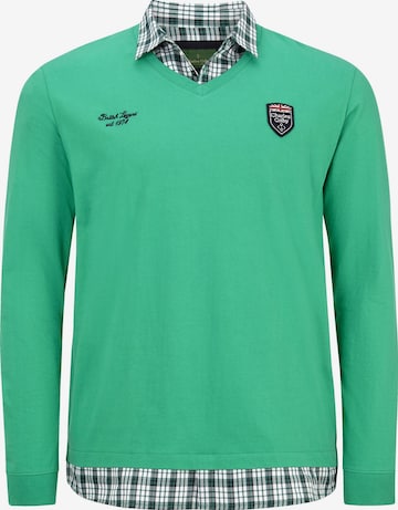 Charles Colby Sweatshirt 'Earl Farin' in Green: front