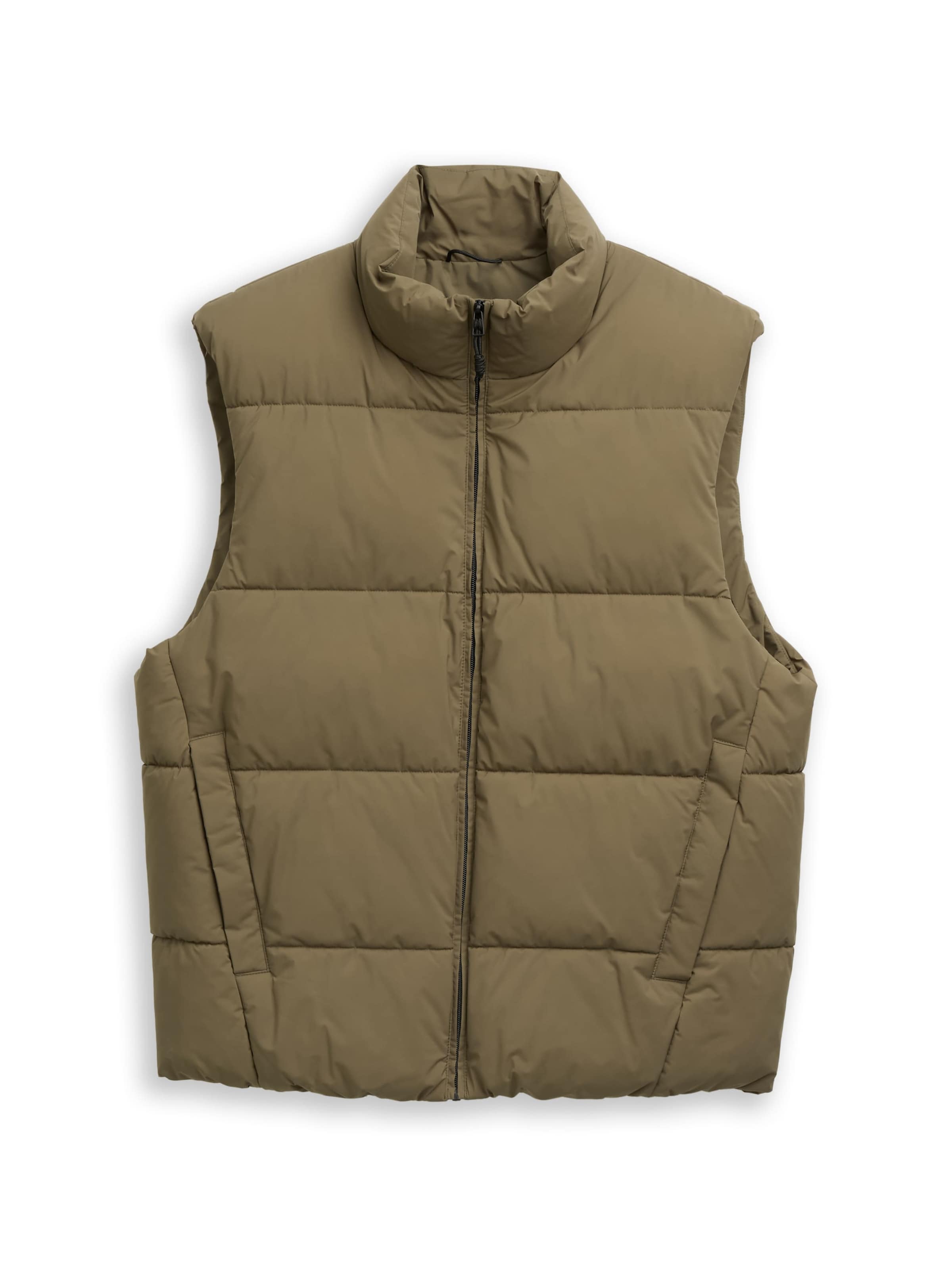 TOM TAILOR DENIM Vest in Green: front