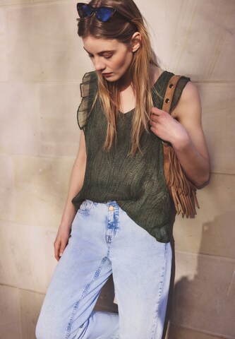 Street One Studio Blouse in Green