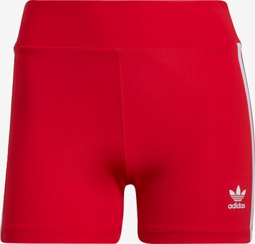 Skinny Leggings 'Adicolor Classics Traceable' ADIDAS ORIGINALS en rouge