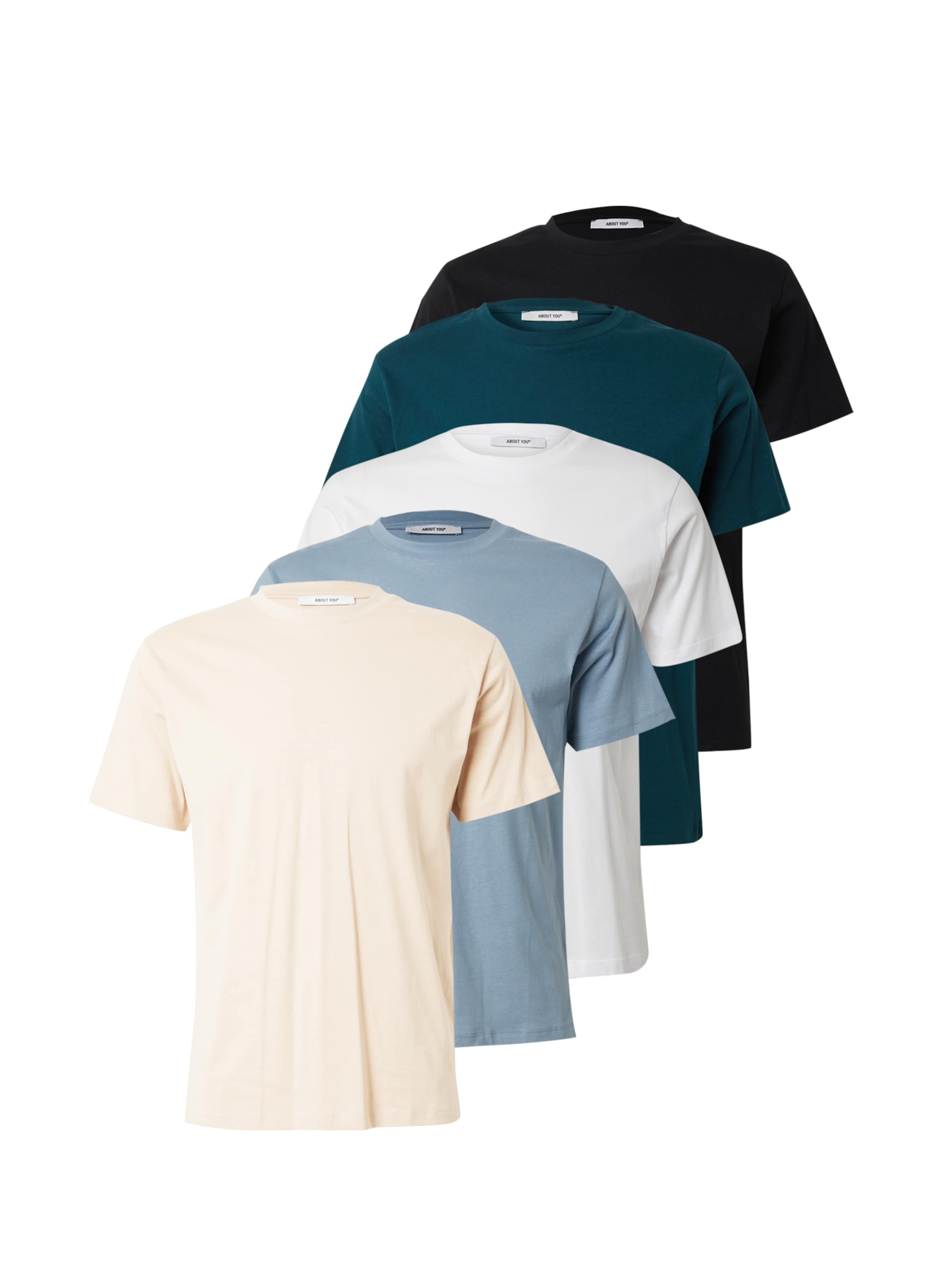 ABOUT YOU Μπλουζάκι 'Peter' σε μπεζ: μπροστά