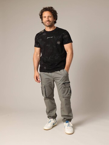 T-Shirt 'Botanical' Deeluxe en noir