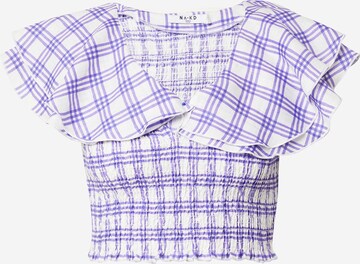 Camicia da donna di NA-KD in lilla: frontale