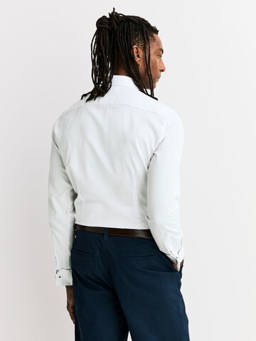 Next Slim fit Button Up Shirt in White