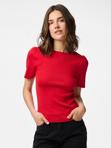 PIECES Pullover 'PCJuline' i rød: forside