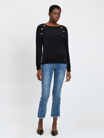 Influencer Sweter w kolorze czarny