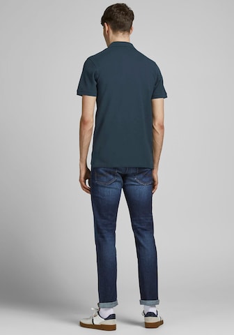 T-Shirt 'JJEPaulos' JACK & JONES en bleu