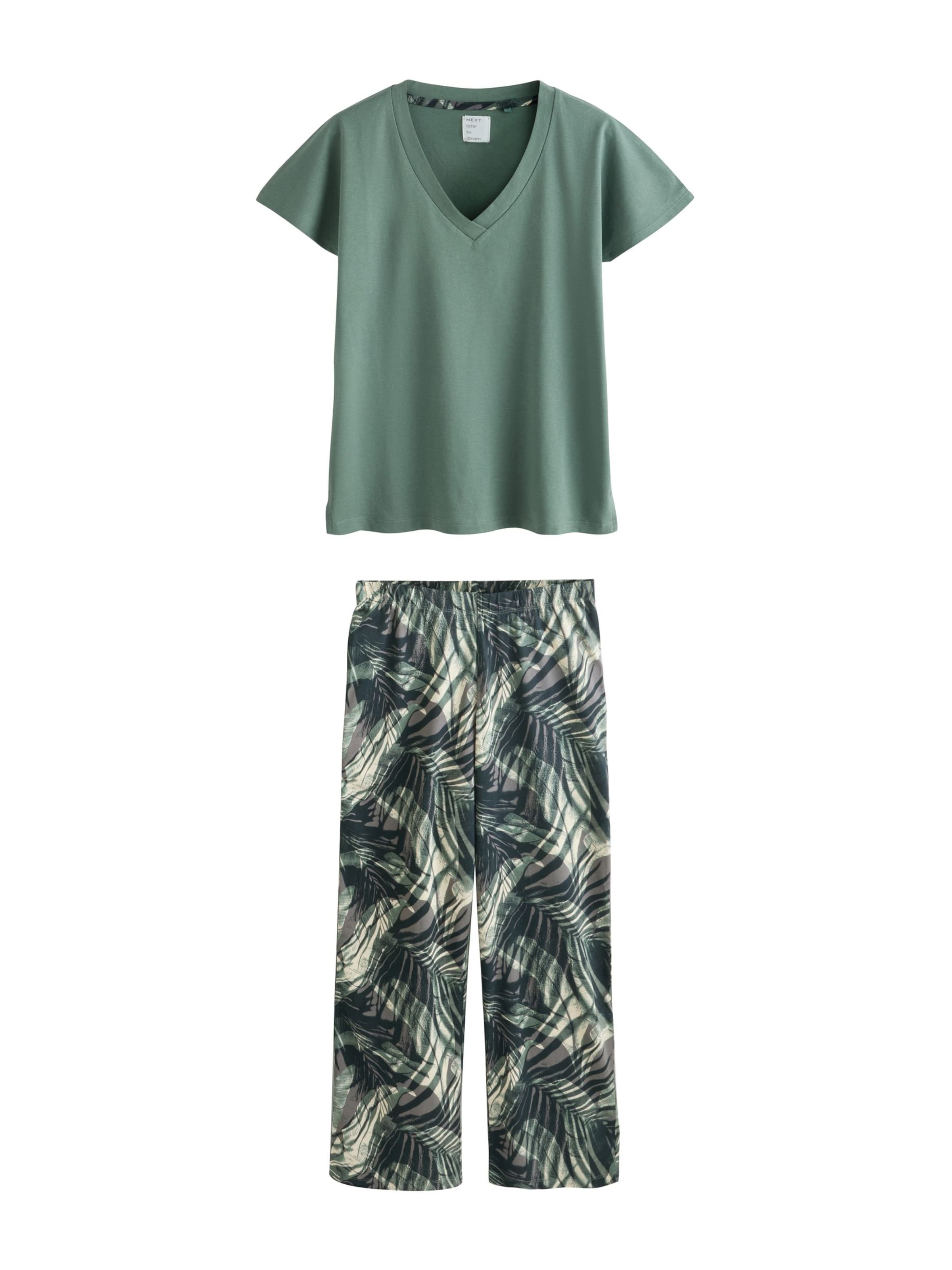 Next Пижама в зелено: отпред