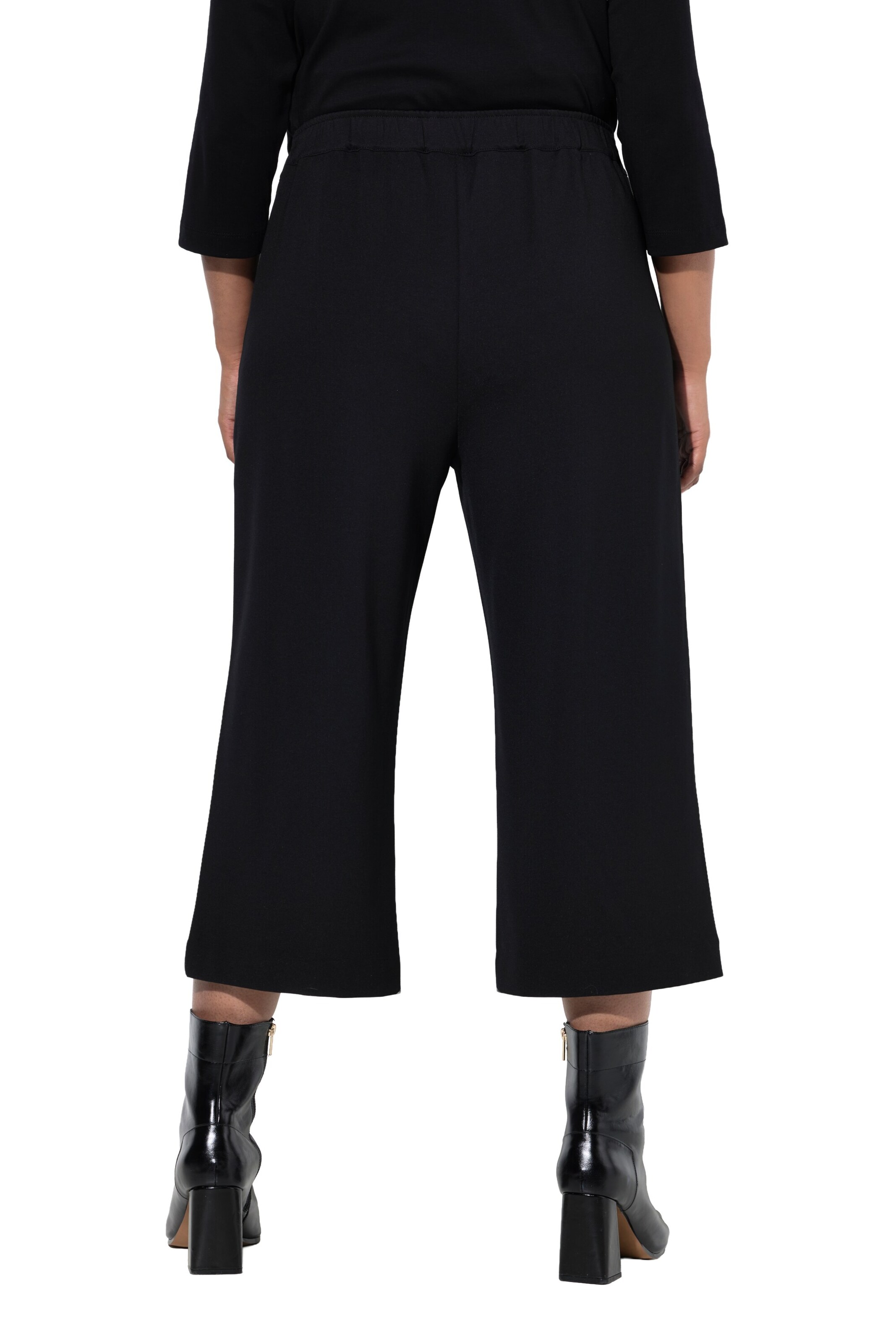 Ulla Popken Regular Broek in Zwart