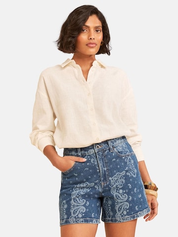 love & roses Regular Jeans in Blauw: voorkant