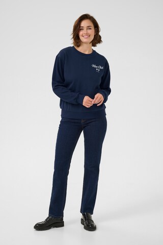 Kaffe Sweatshirt 'Chateau' in Blau