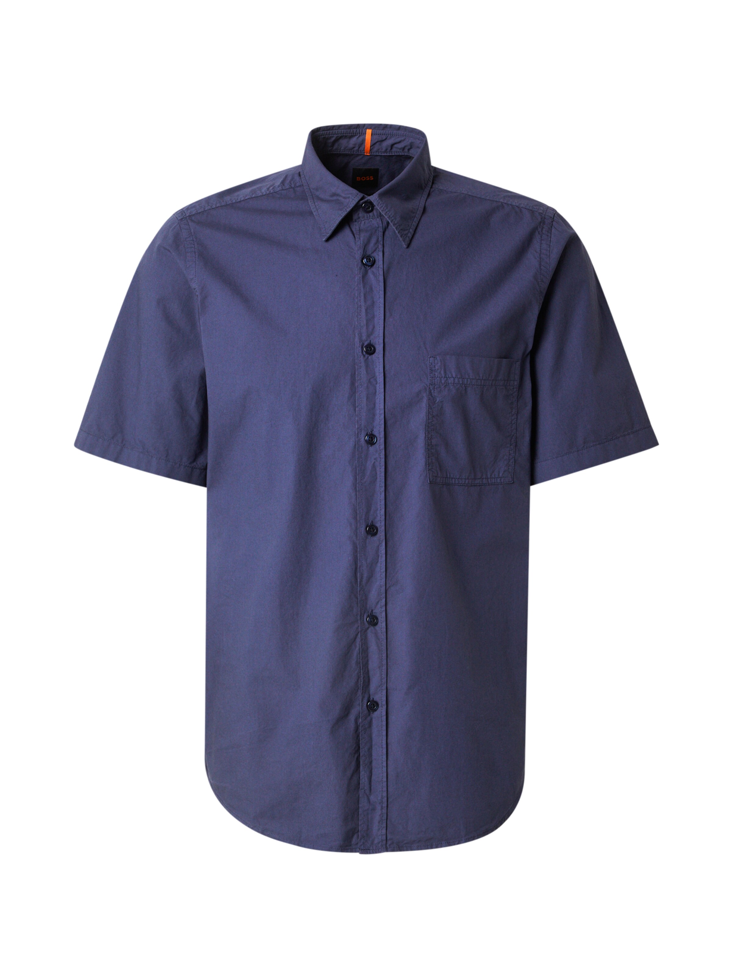 BOSS Средняя посадка Рубашка 'Relegant_6' в Синий: спереди