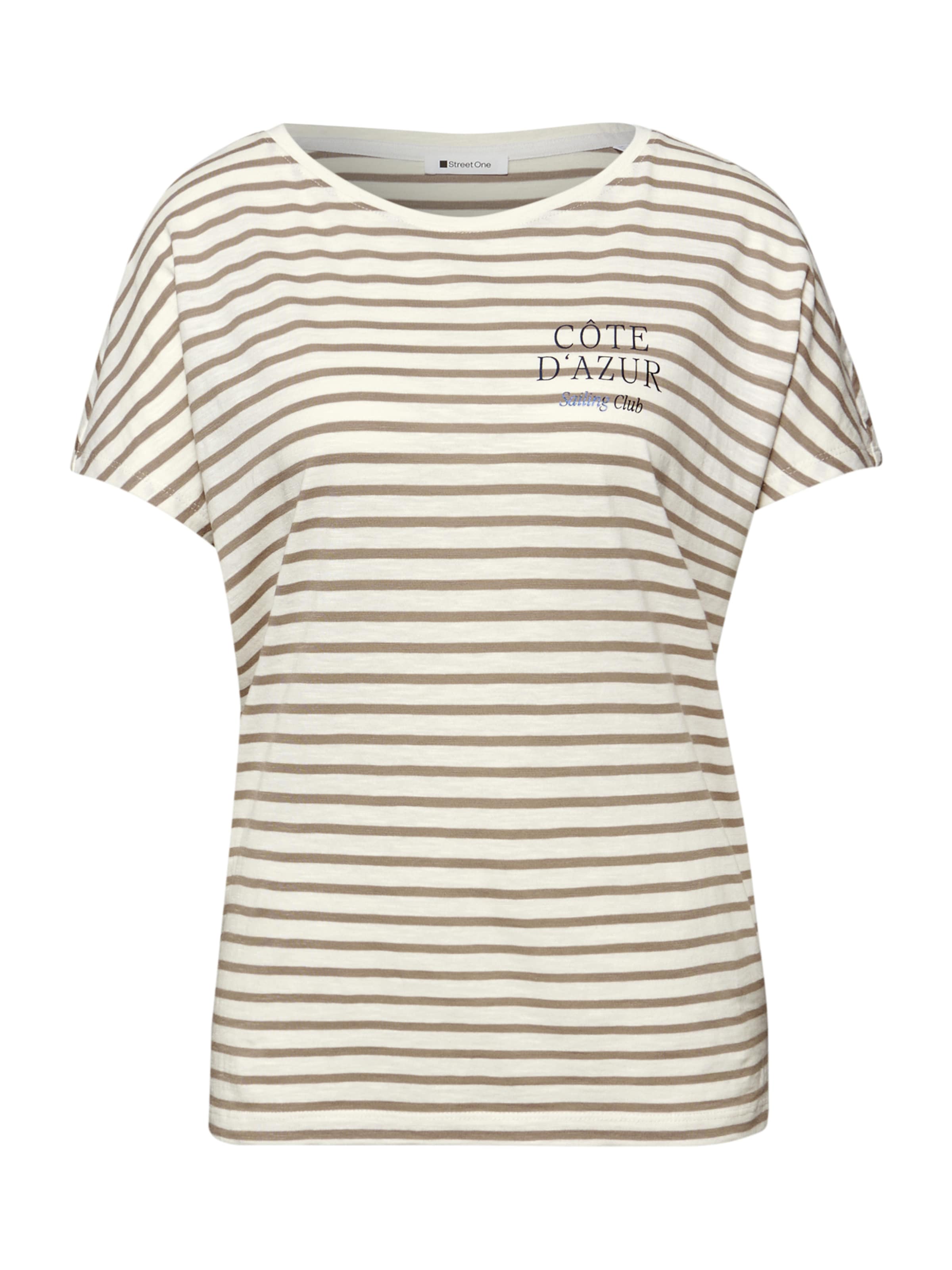 STREET ONE Тениска в бежово: отпред