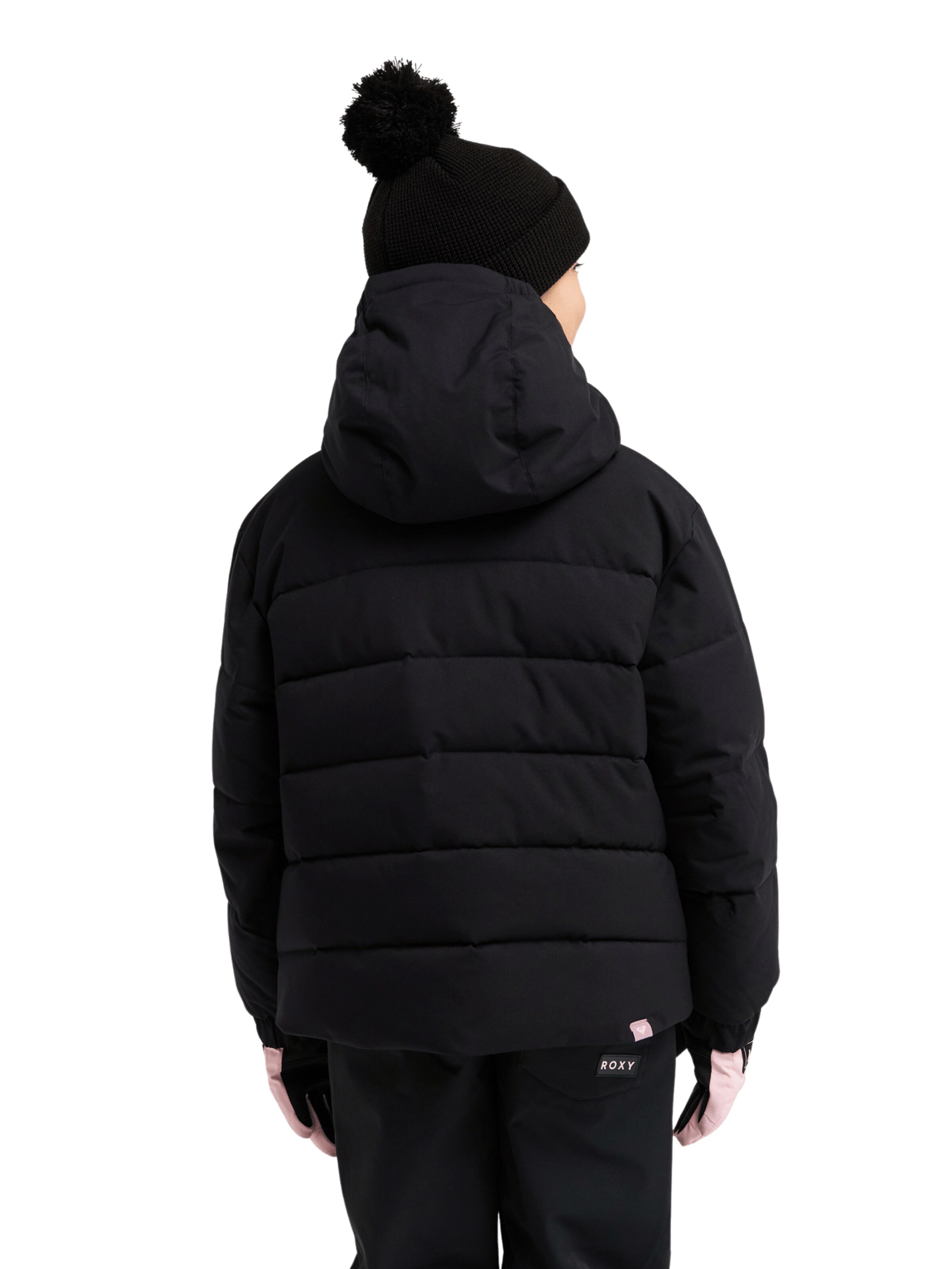 ROXY Athletic Jacket 'Snowyhill Puffy' in Black