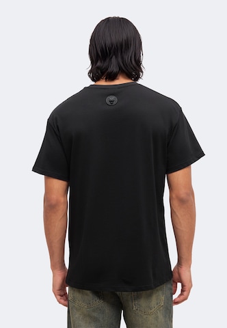 Plein Sport Футболка 'Tiger Golden Scratch' в Черный