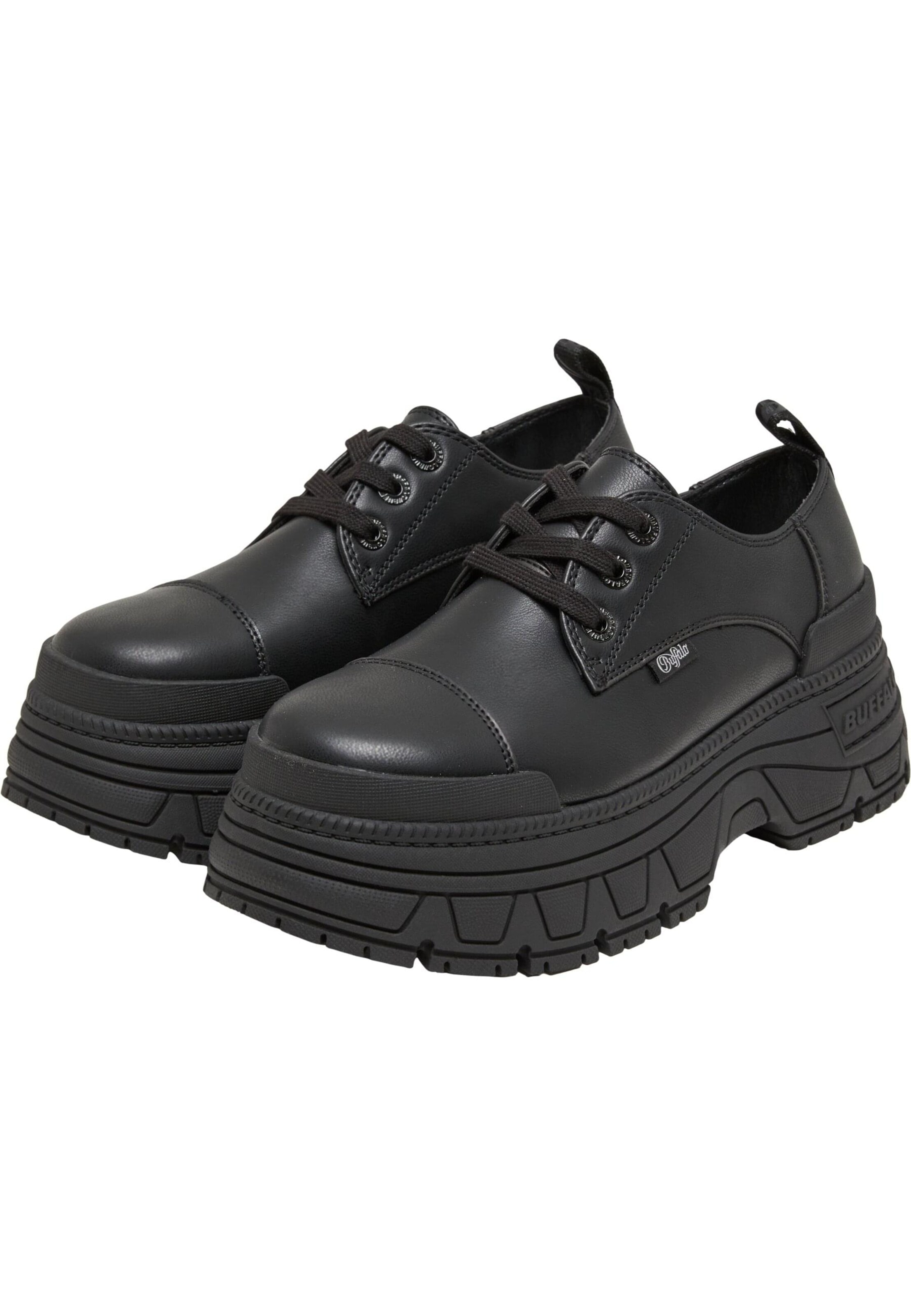 BUFFALO Buty sznurowane w kolorze czarny