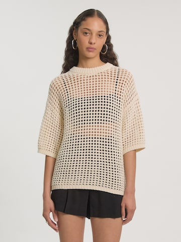 T-shirt 'Kristine' EDITED en beige : devant