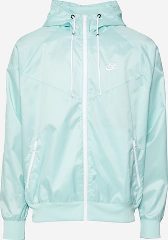 Nike Sportswear Kevad-sügisjope, värv roheline: eest vaates