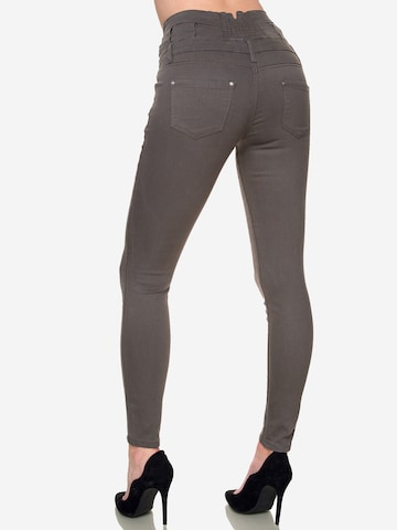 Elara Skinny Jeans in Grey