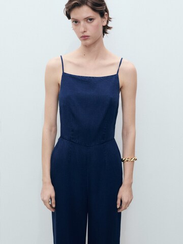MANGO Jumpsuit 'CRETA' in Blue