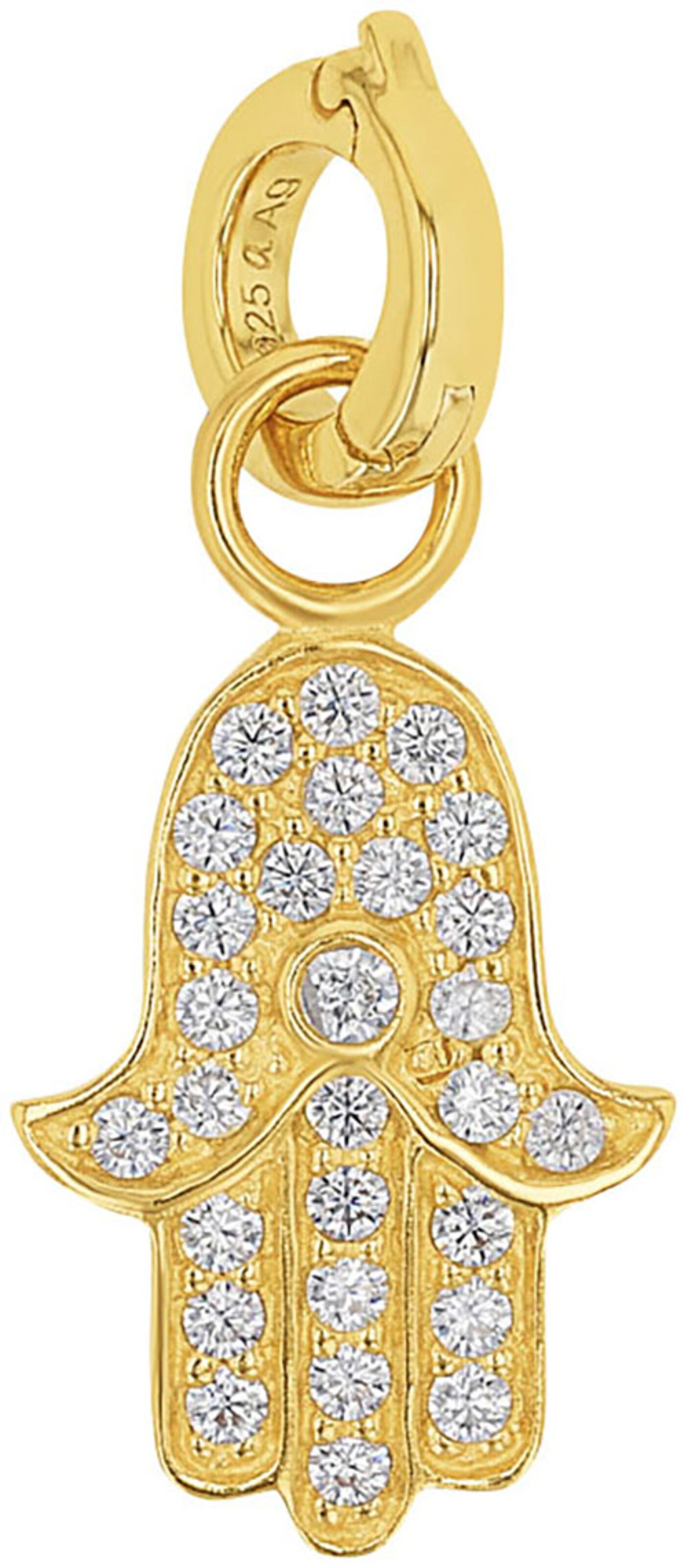 AMOR Pendant 'Amor' in Gold: front
