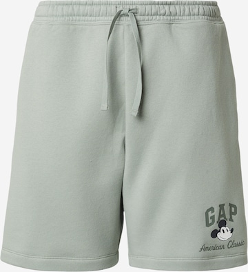 GAP Regular Housut 'DISNEY X GAP' värissä vihreä: etupuoli