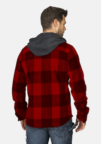 Coupe regular Chemise 'Hunter' Hero en rouge