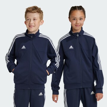 ADIDAS SPORTSWEAR Sports sweat jacket 'Tiro' in Blue: front