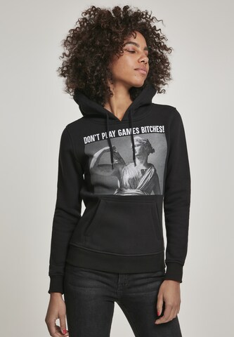 Merchcode Sweatshirt 'Don´t Play' in Schwarz: predná strana