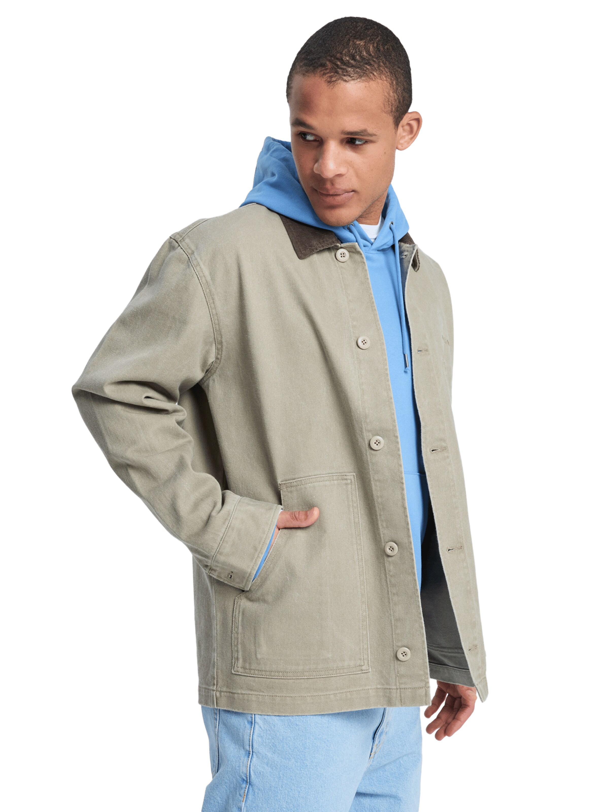 QUIKSILVER Демисезонная куртка в Серый