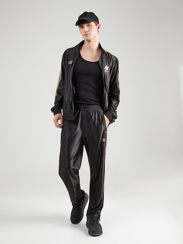 EA7 Emporio Armani Joggingpak in Zwart: voorkant