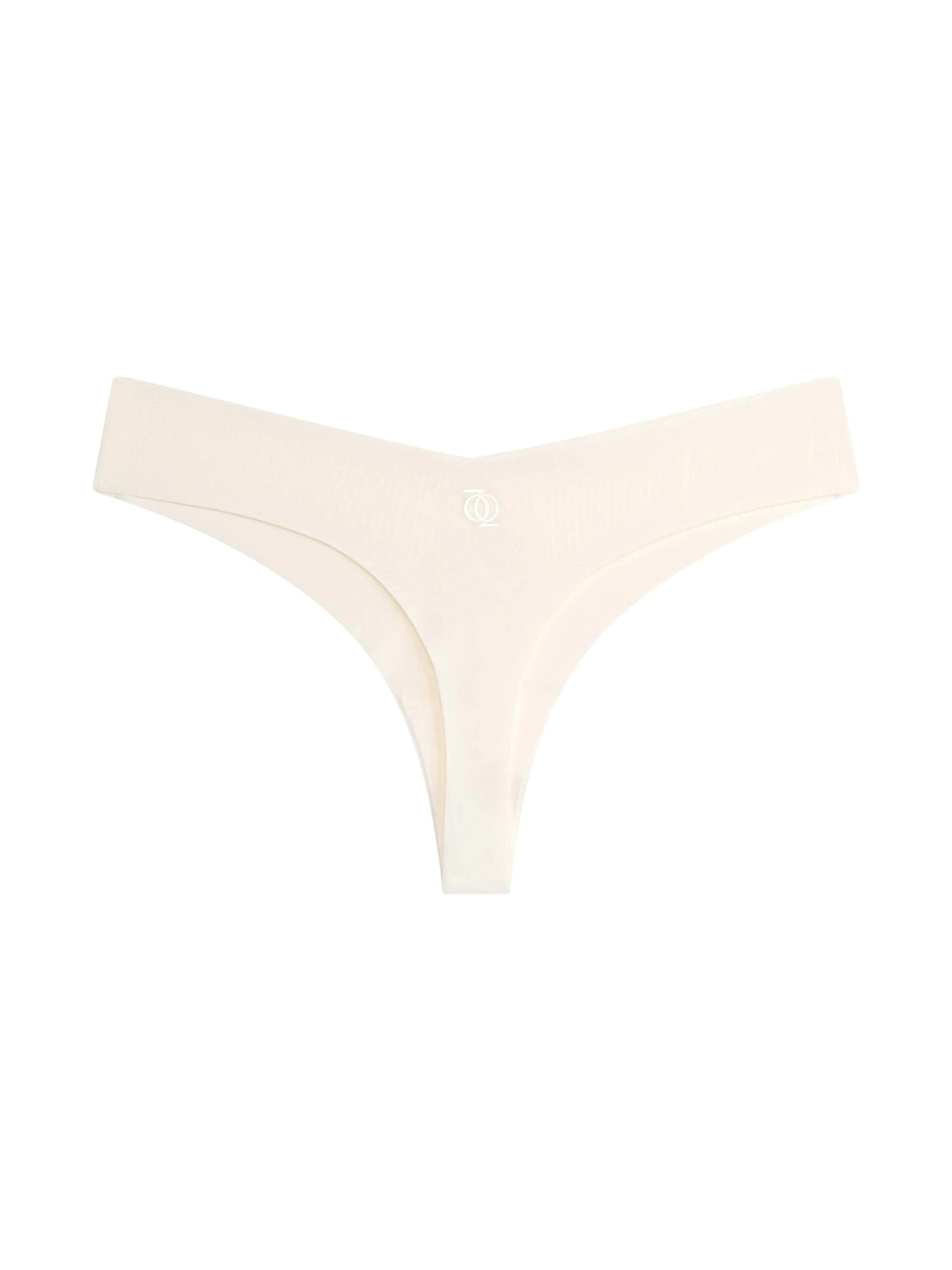 GOD SAVE QUEENS Slip 'Second Skin Brazilian' in Beige: voorkant
