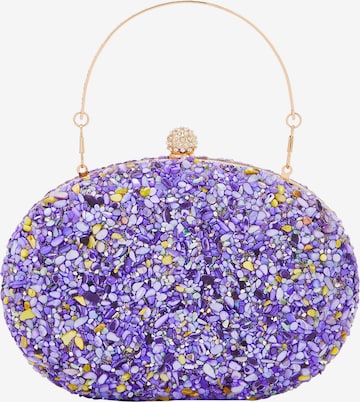 FELIPA Clutch in Purple: front