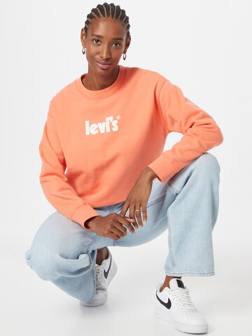 LEVI'S ® Sweatshirt in Oranje