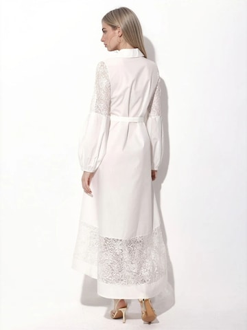 Robe-chemise MSN Collection en blanc