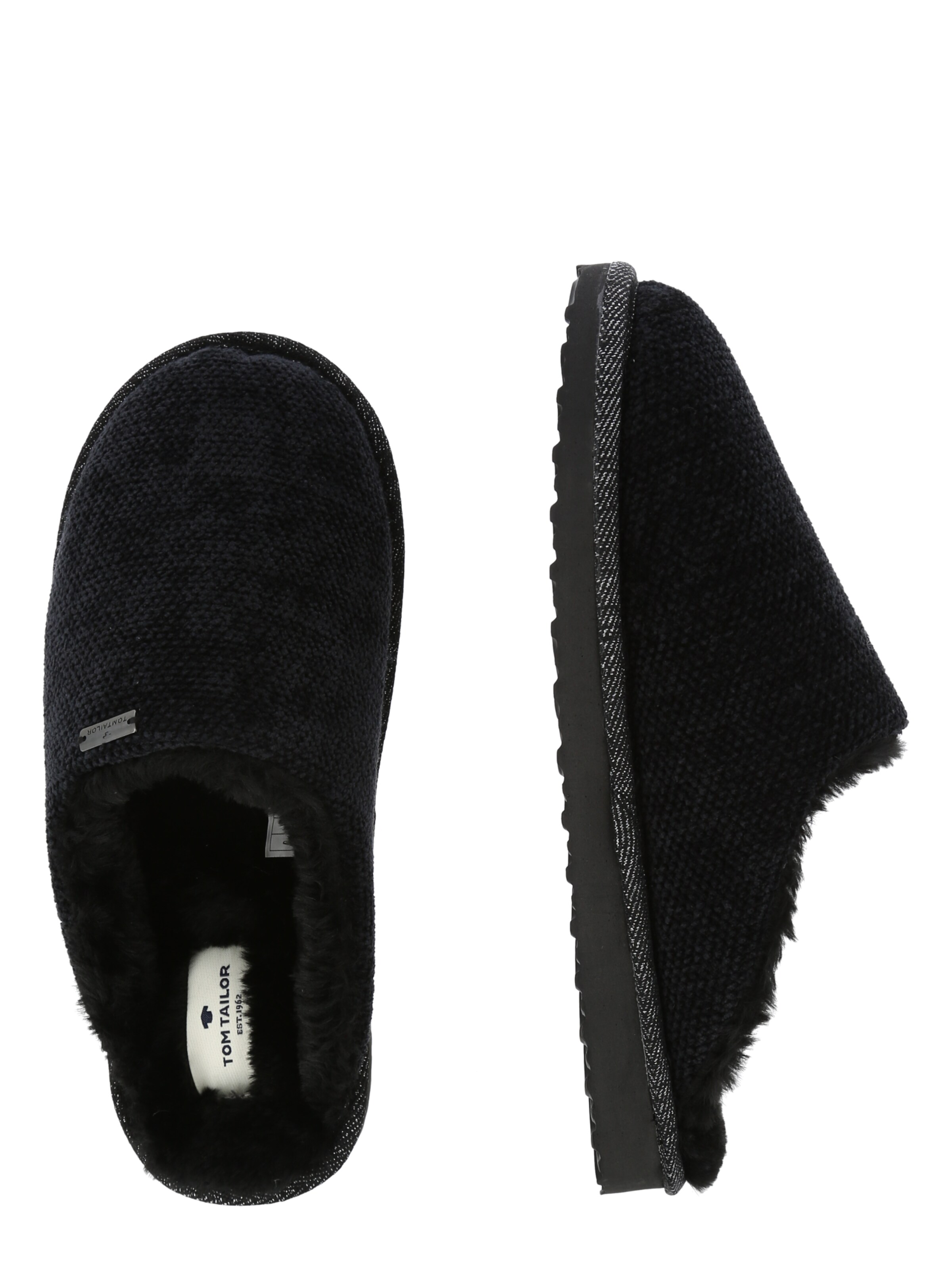TOM TAILOR Pantofle – černá