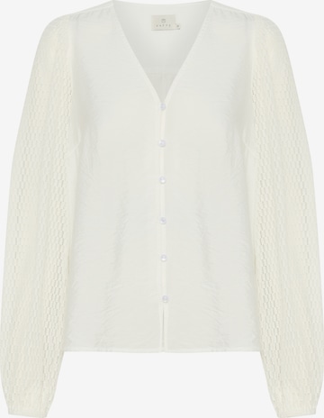 KaffeBluza - bijela boja: prednji dio