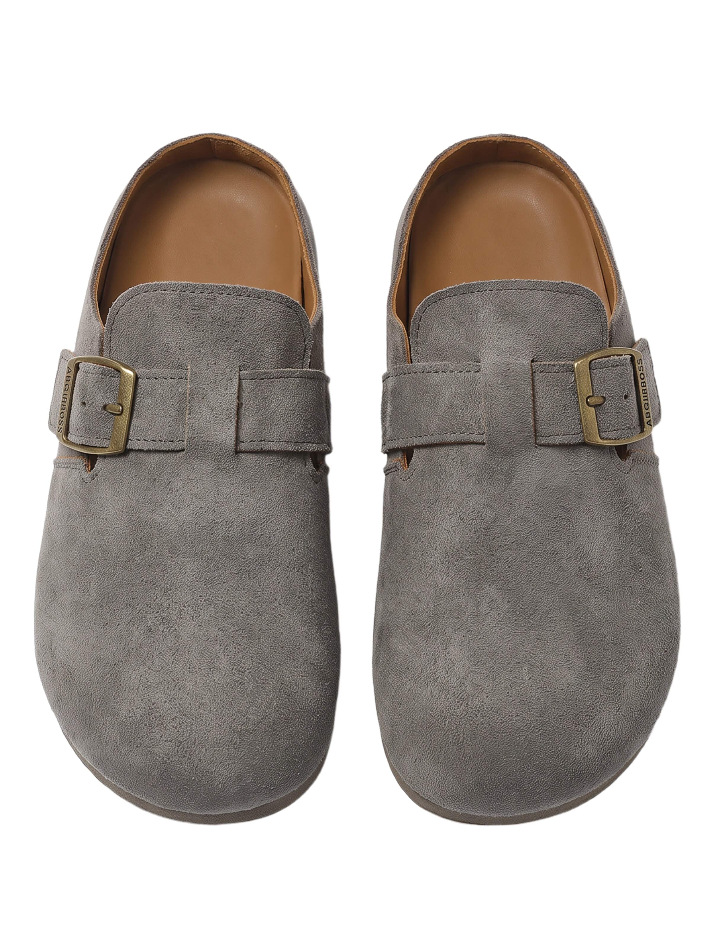 BONVERANO Mules in Grey