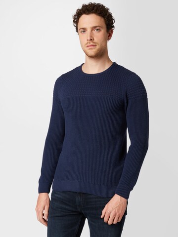 Pull-over BLEND en bleu : devant