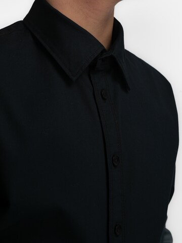 Coupe slim Chemise 'Mcgrath' Petrol Industries en noir