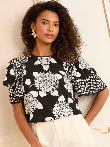 love & roses Blus i svart