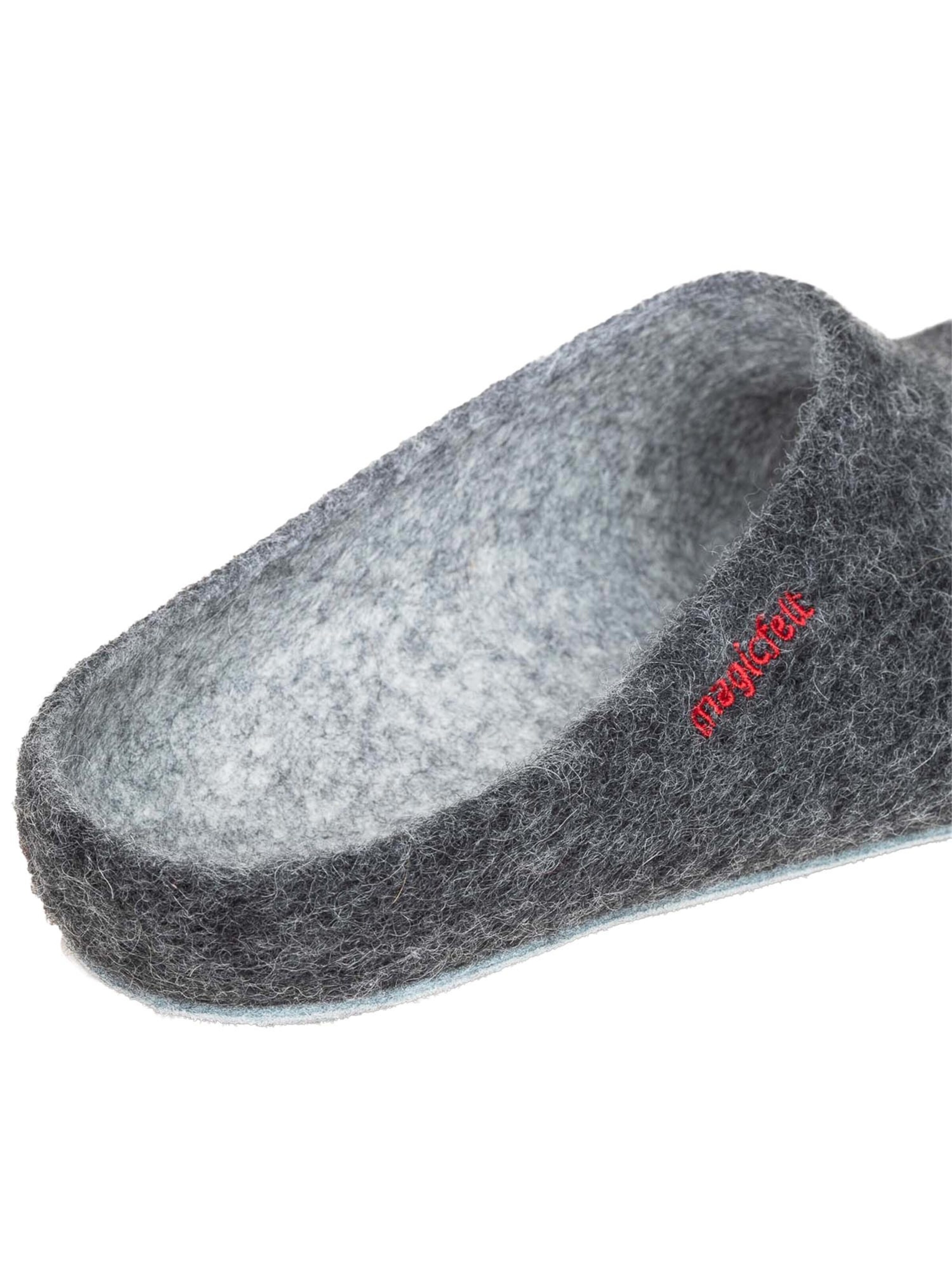 MagicFelt Slippers 'Filz' in Grey