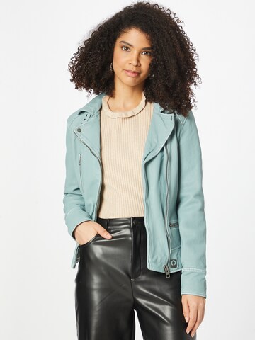 OAKWOOD Between-Season Jacket in Blue: front