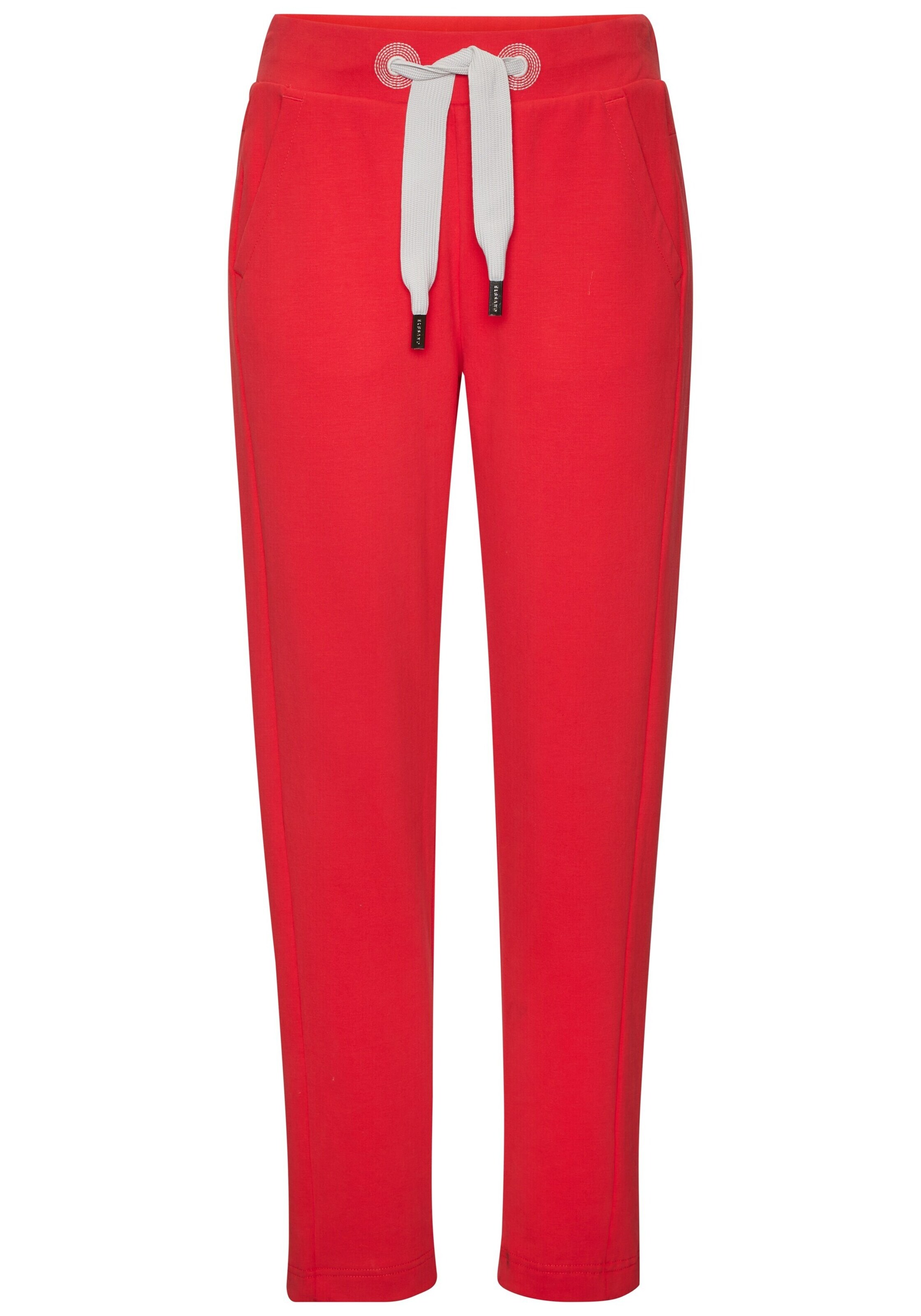Pantalon Elbsand en rouge : devant