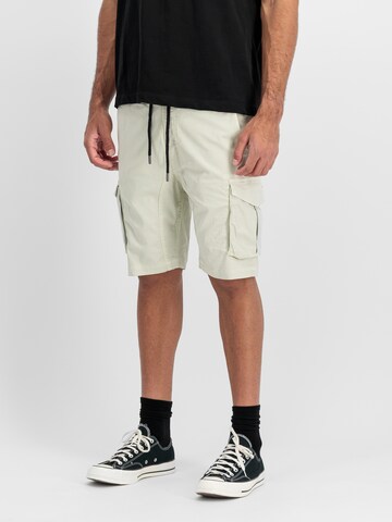 ALPHA INDUSTRIES regular Funktionsbukser i beige: forside