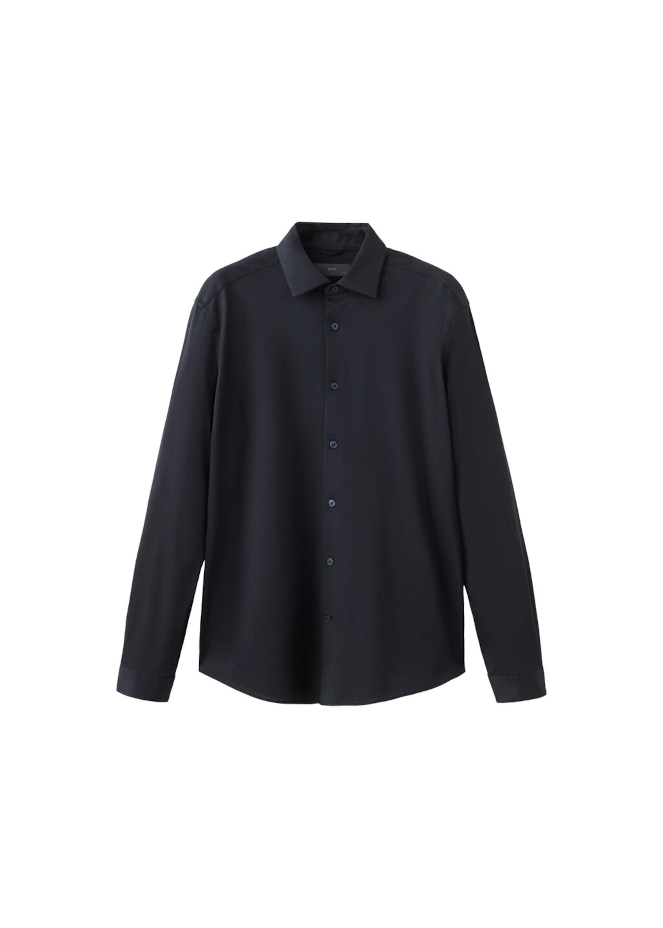 MANGO MAN Button Up Shirt 'Adana' in Blue: front
