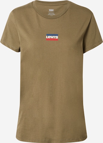 LEVI'S ® Тениска 'The Perfect Tee' в зелено: отпред