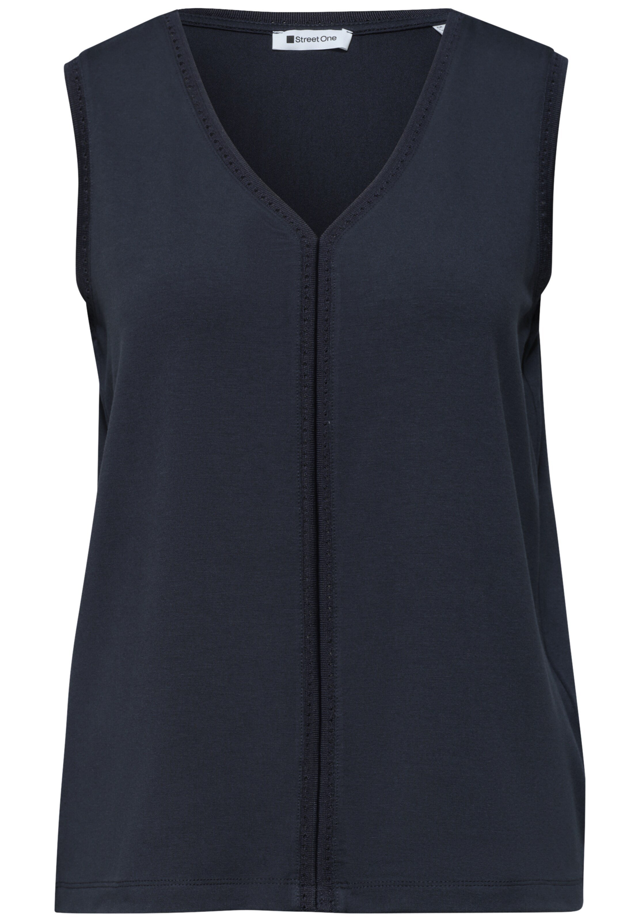STREET ONE Top in Blau: Vorderseite