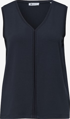 STREET ONE Top in Blau: Vorderseite